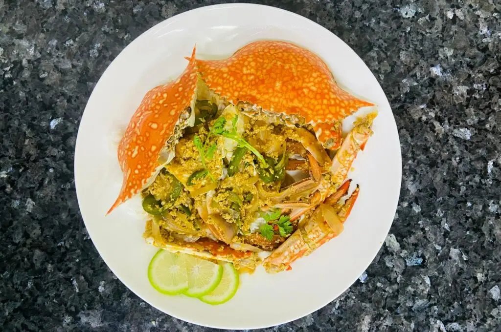 Thai crab curry